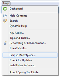 Seleccionar Eclipse Marketplace